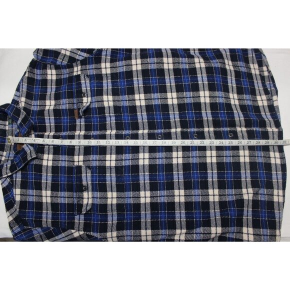 Orvis Big Bear Flannel Shirt Jacket Men’s Size XXL Plaid Heavyweight Button - Picture 13 of 14